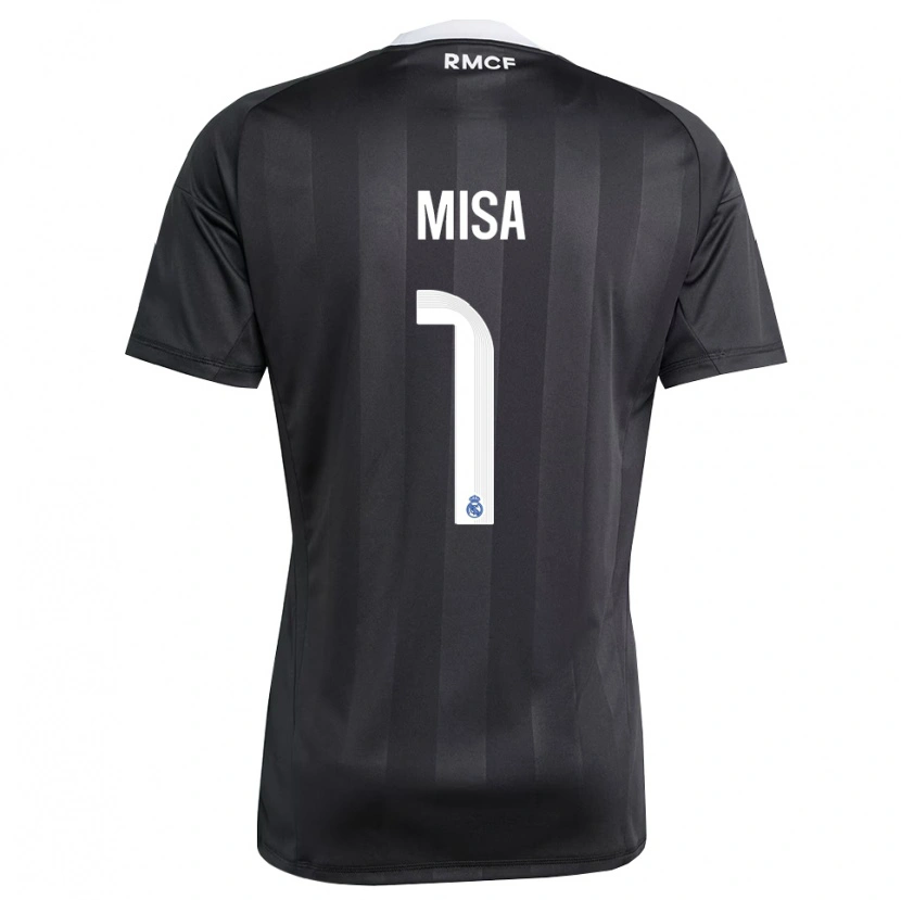 Danxen Kid Misa Rodríguez #1 Black White Goalkeeper Jersey 2025/26 T-Shirt