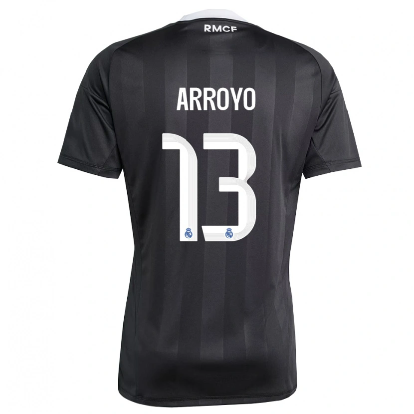 Danxen Kid Diego Arroyo #13 Black White Goalkeeper Jersey 2025/26 T-Shirt
