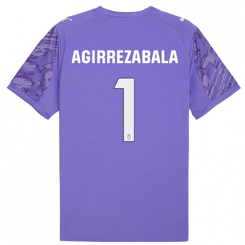 Danxen Kid Julen Agirrezabala #1 Lilac White Goalkeeper Jersey 2025/26 T-Shirt