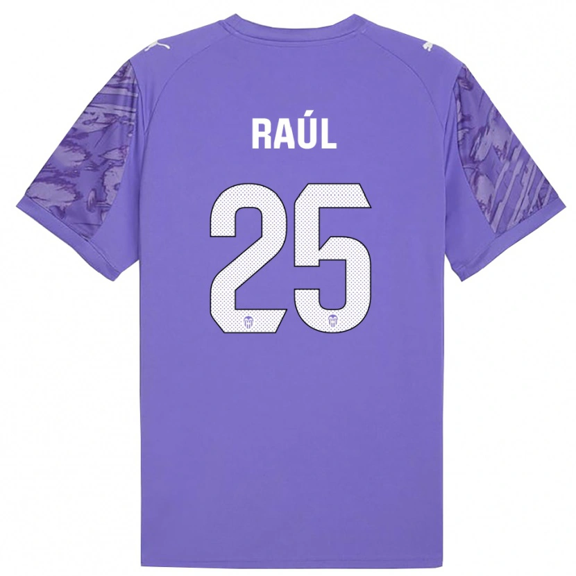 Danxen Kid Raúl Jiménez #25 Lilac White Goalkeeper Jersey 2025/26 T-Shirt