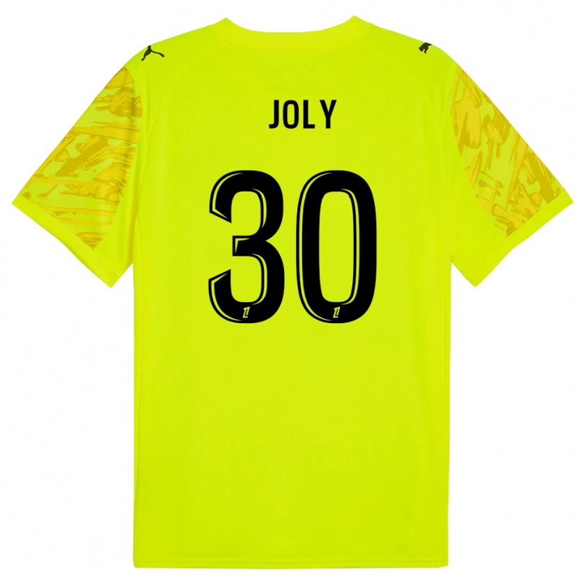 Danxen Kid Blandine Joly #30 Fluorescent Green Black Goalkeeper Jersey 2025/26 T-Shirt