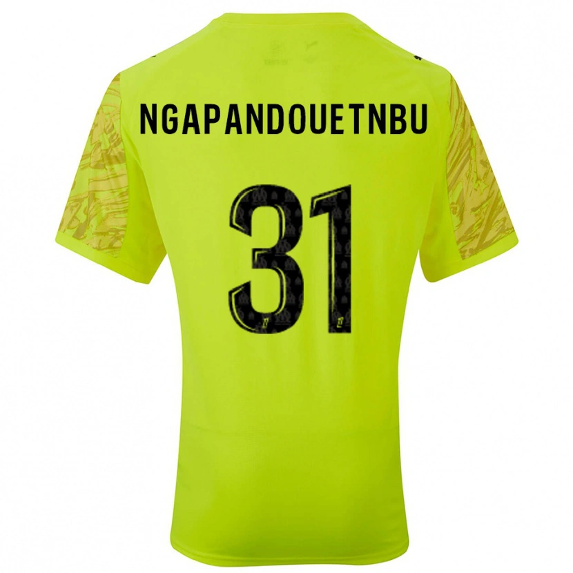 Danxen Kid Simon Ngapandouetnbu #31 Fluorescent Green Black Goalkeeper Jersey 2025/26 T-Shirt