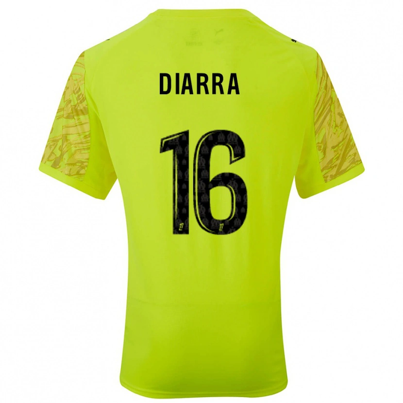 Danxen Kid Cheick Diarra #16 Fluorescent Green Black Goalkeeper Jersey 2025/26 T-Shirt