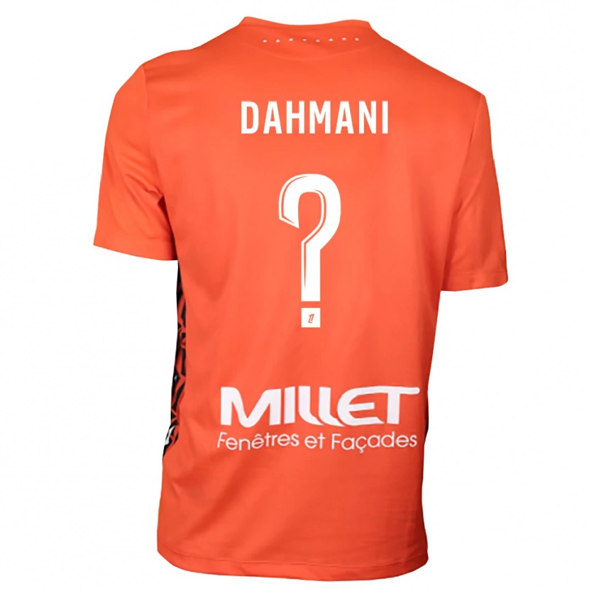 Danxen Kid Waël Dahmani #0 Orange White Goalkeeper Jersey 2025/26 T-Shirt