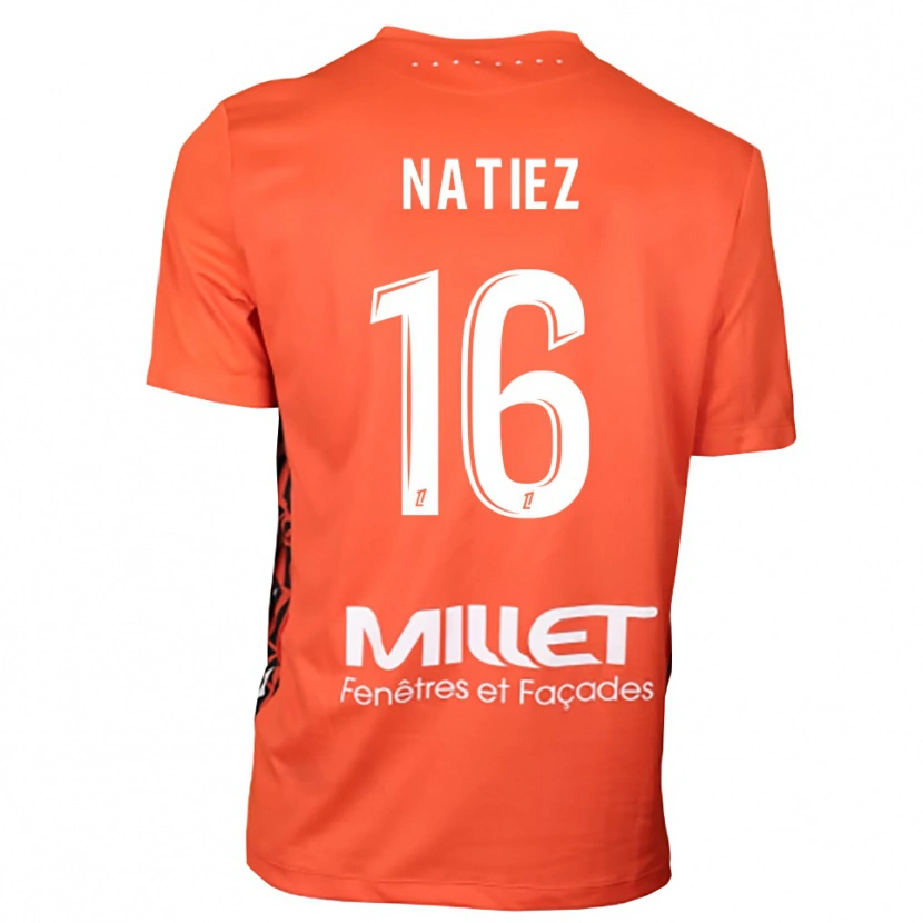 Danxen Kid Stanislas Natiez #16 Orange White Goalkeeper Jersey 2025/26 T-Shirt
