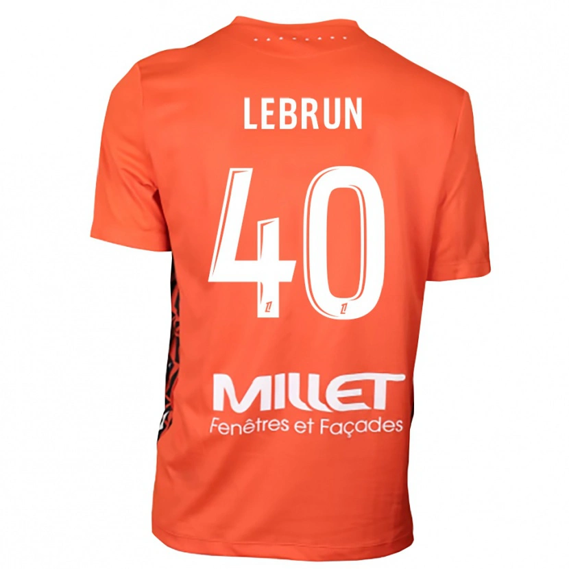 Danxen Kid Lisa Lebrun #40 Orange White Goalkeeper Jersey 2025/26 T-Shirt