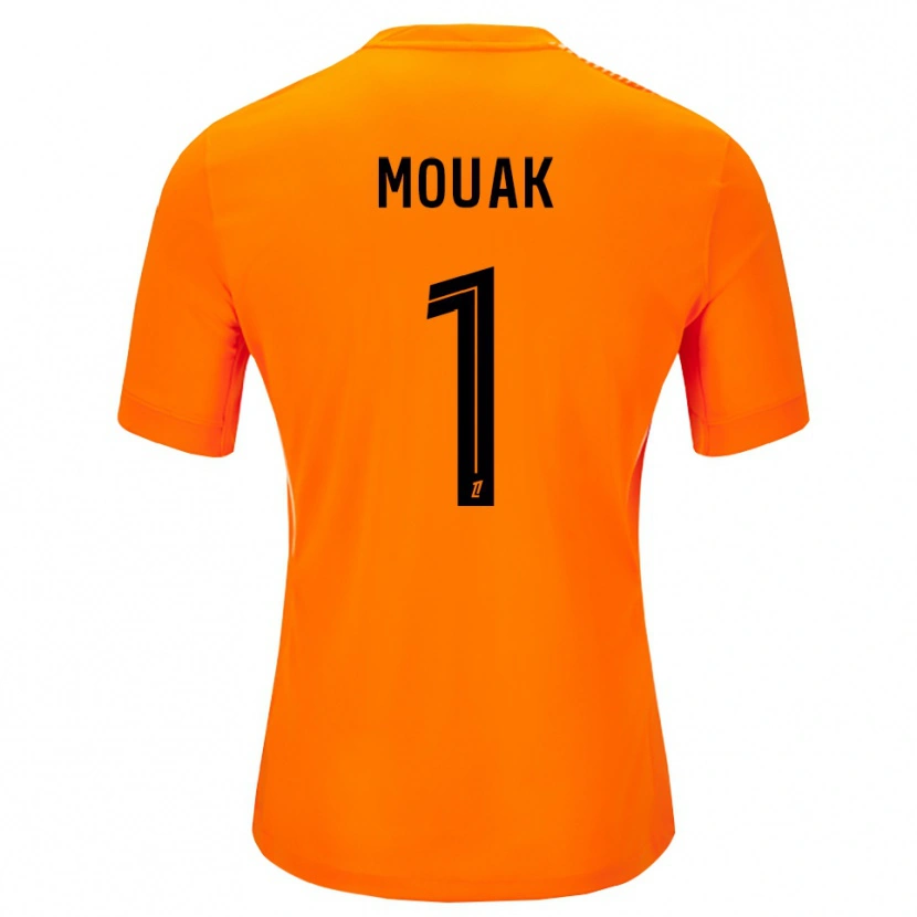 Danxen Kid Adam Mouak #1 Orange Black Goalkeeper Jersey 2025/26 T-Shirt