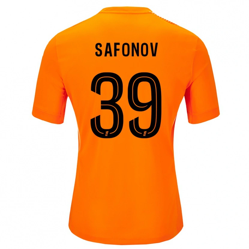 Danxen Kid Matvey Safonov #39 Orange Black Goalkeeper Jersey 2025/26 T-Shirt