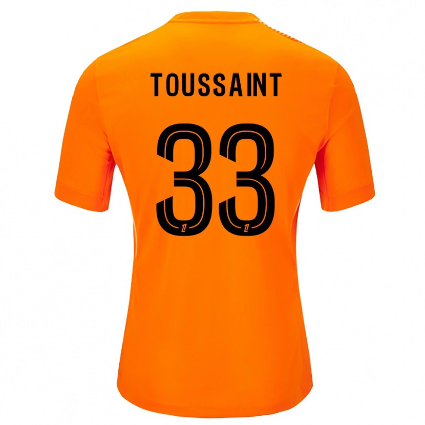 Danxen Kid Océane Toussaint #33 Orange Black Goalkeeper Jersey 2025/26 T-Shirt