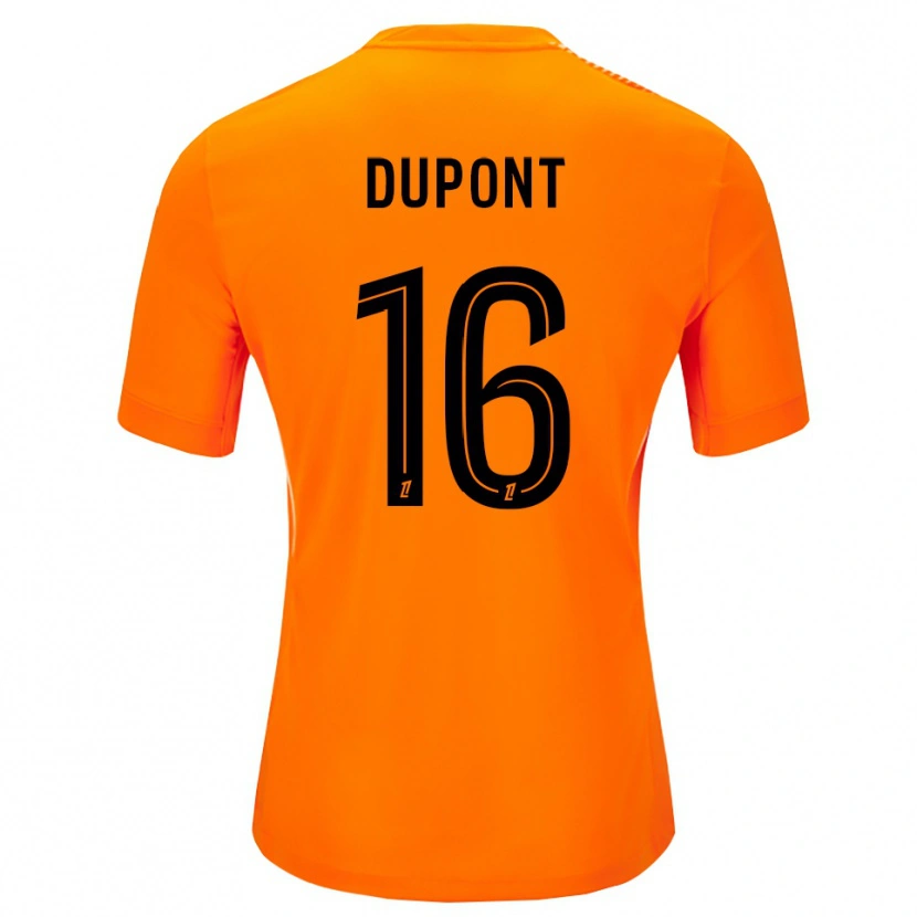Danxen Kid Raphaël Dupont #16 Orange Black Goalkeeper Jersey 2025/26 T-Shirt