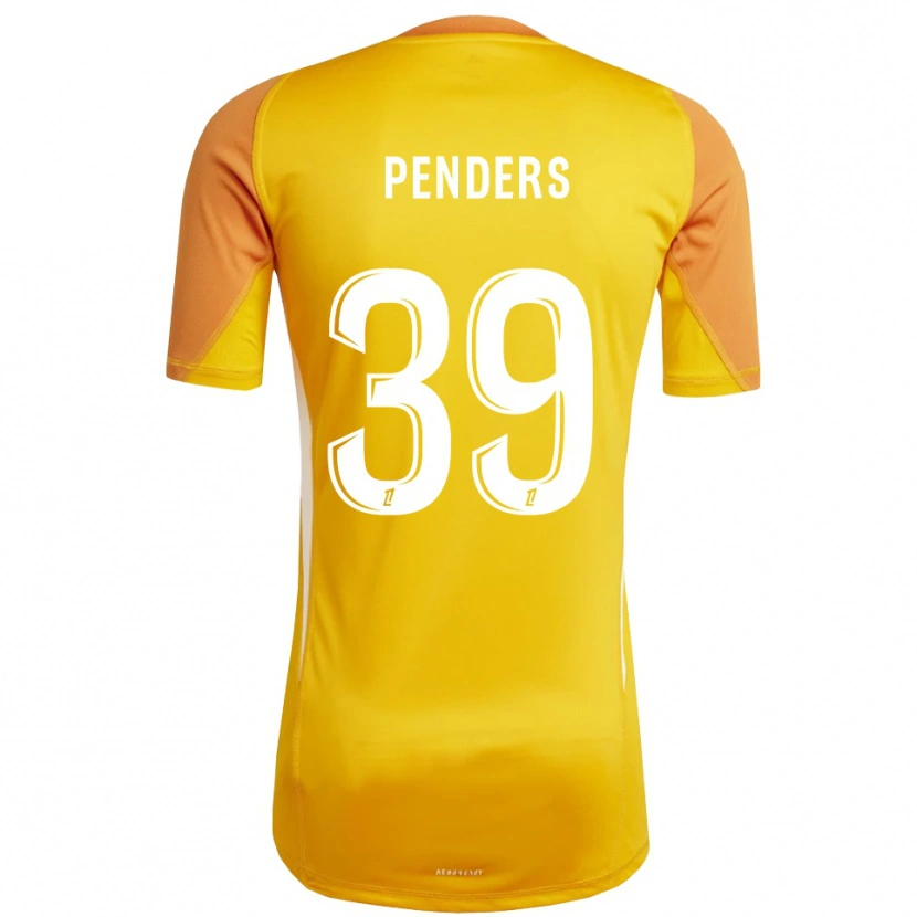 Danxen Kid Mike Penders #39 Orange White Goalkeeper Jersey 2025/26 T-Shirt