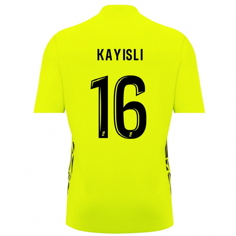 Danxen Kid Mehmet Kayisli #16 Fluorescent Green Goalkeeper Jersey 2025/26 T-Shirt