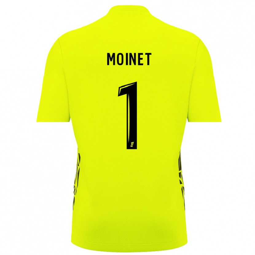 Danxen Kid Victor Moinet #1 Fluorescent Green Goalkeeper Jersey 2025/26 T-Shirt