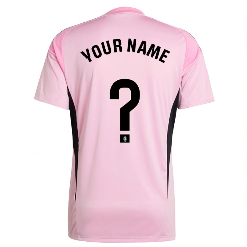 Danxen Kid Real Zaragoza Light Pink Black Goalkeeper Jersey 2025/26 T-Shirt