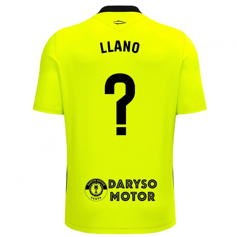 Danxen Kid Guillermo Llano #0 Yellow Green Black Goalkeeper Jersey 2025/26 T-Shirt