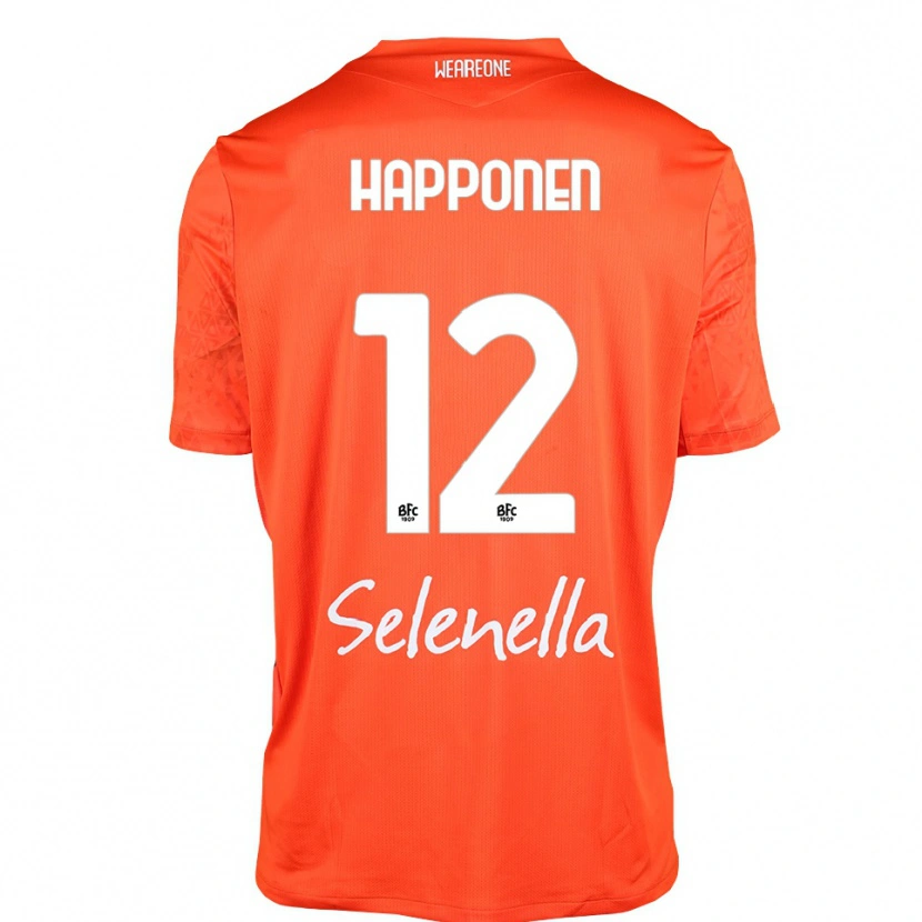 Danxen Kid Ukko Happonen #12 Orange Black White Goalkeeper Jersey 2025/26 T-Shirt