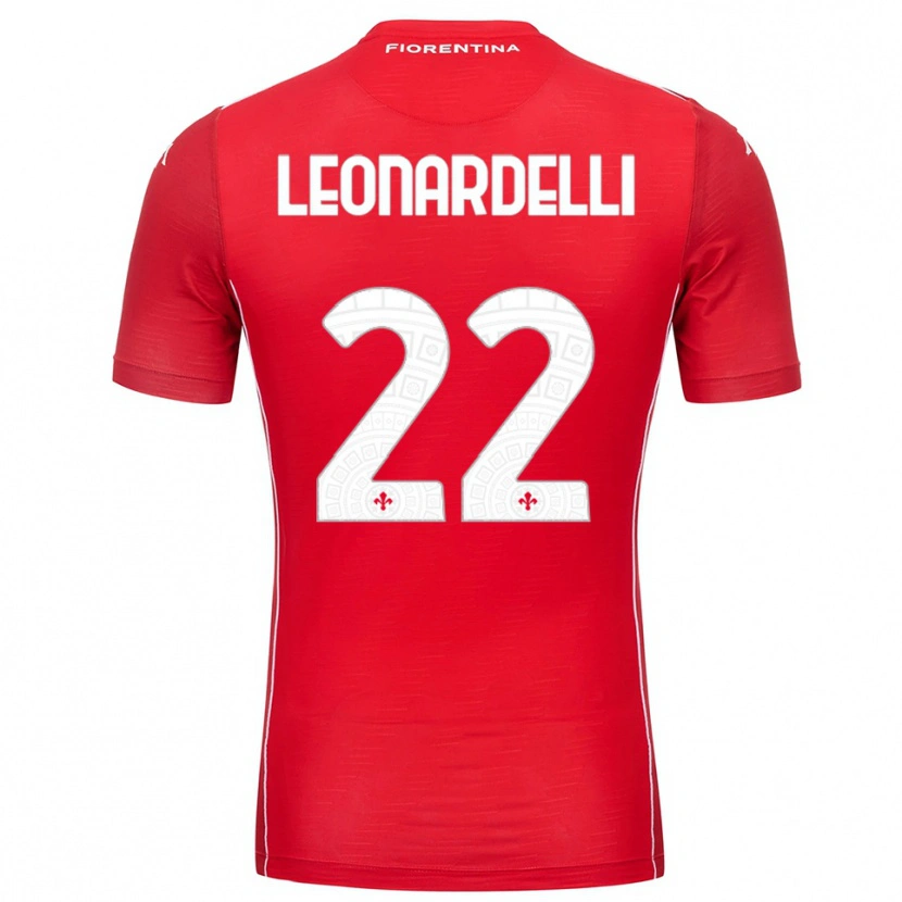 Danxen Kid Pietro Leonardelli #22 Red White Goalkeeper Jersey 2025/26 T-Shirt