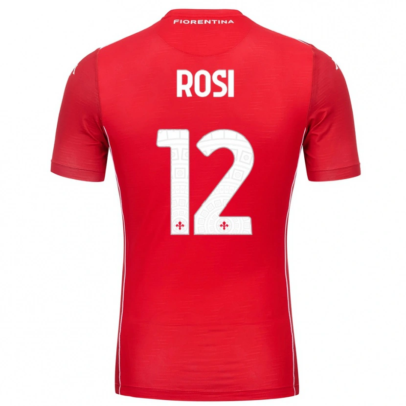 Danxen Kid Ettore Rosi #12 Red White Goalkeeper Jersey 2025/26 T-Shirt