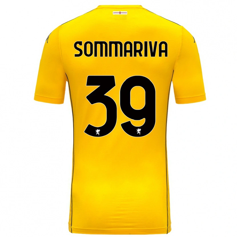 Danxen Kid Daniele Sommariva #39 Dark Yellow Black Goalkeeper Jersey 2025/26 T-Shirt