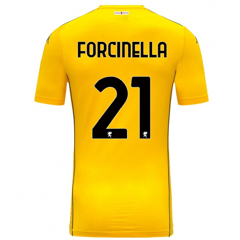 Danxen Kid Camilla Forcinella #21 Dark Yellow Black Goalkeeper Jersey 2025/26 T-Shirt