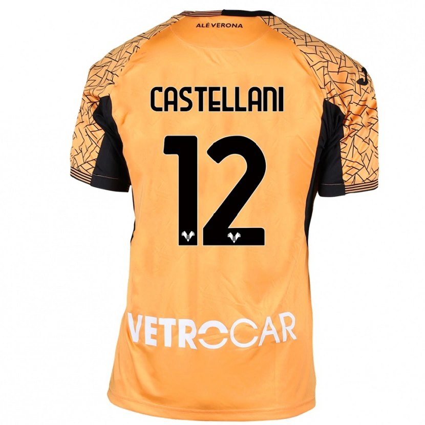 Danxen Kid Zeno Castellani #12 Orange Black White Goalkeeper Jersey 2025/26 T-Shirt