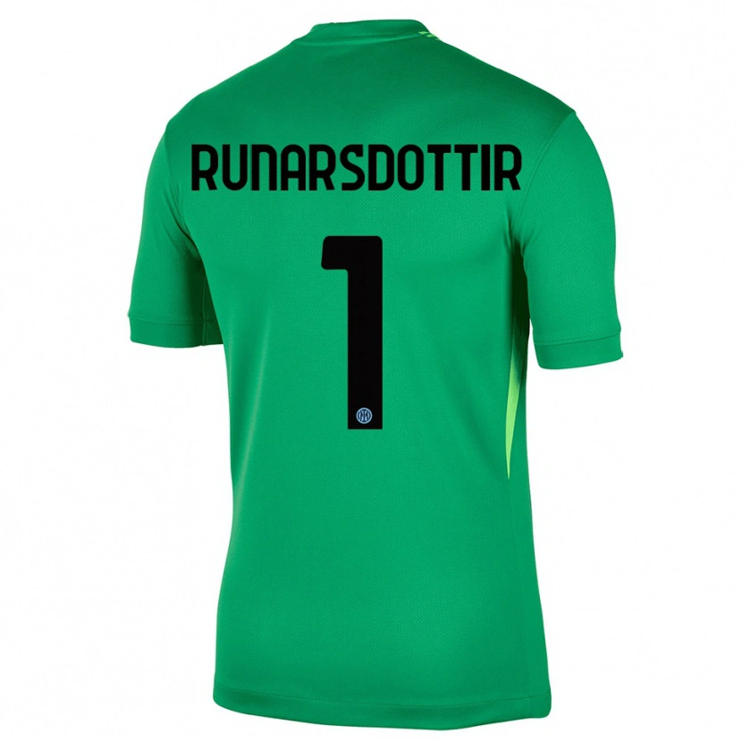 Danxen Kid Cecilía Rán Rúnarsdóttir #1 Light Green Black Goalkeeper Jersey 2025/26 T-Shirt