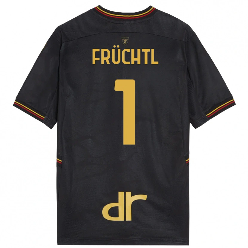 Danxen Kid Christian Früchtl #1 Black Brown Goalkeeper Jersey 2025/26 T-Shirt