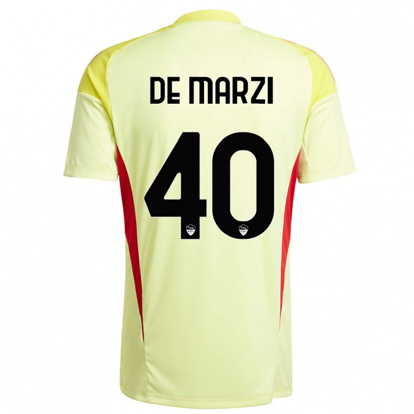 Danxen Kid Giorgio De Marzi #40 Light Yellow Orange Goalkeeper Jersey 2025/26 T-Shirt