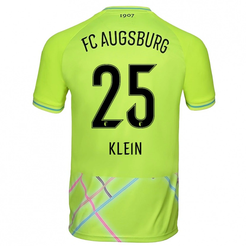 Danxen Kid Daniel Klein #25 Green Yellow Black Goalkeeper Jersey 2025/26 T-Shirt