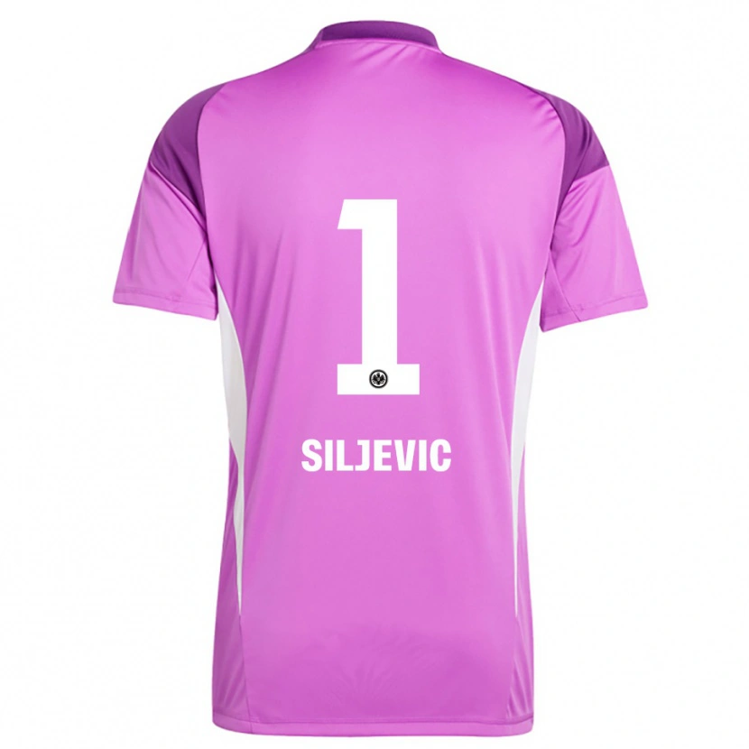 Danxen Kid Amil Siljevic #1 Lilac White Goalkeeper Jersey 2025/26 T-Shirt