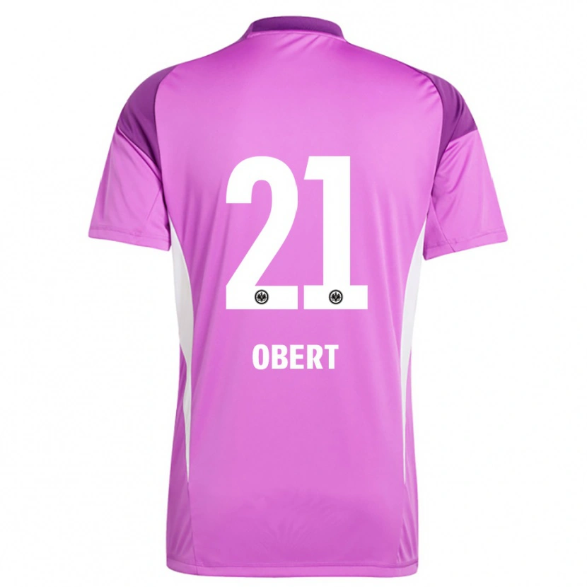 Danxen Kid Yuriy Obert #21 Lilac White Goalkeeper Jersey 2025/26 T-Shirt