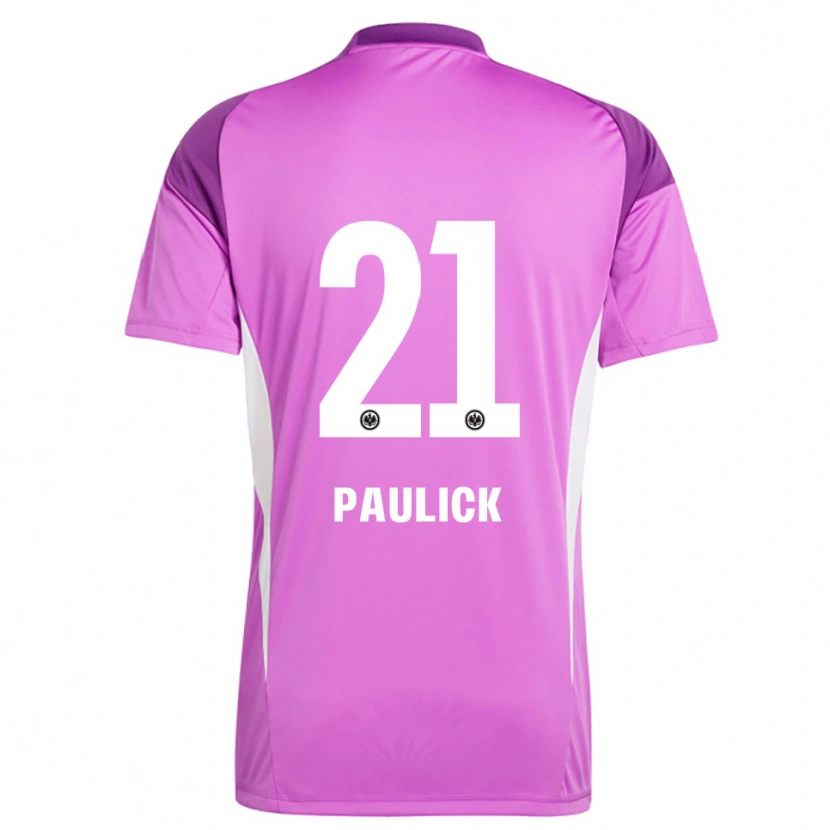 Danxen Kid Lea Paulick #21 Lilac White Goalkeeper Jersey 2025/26 T-Shirt
