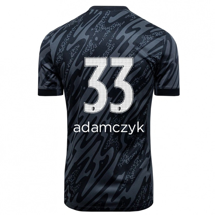 Danxen Kid Rebecca Adamczyk #33 Black White Goalkeeper Jersey 2025/26 T-Shirt