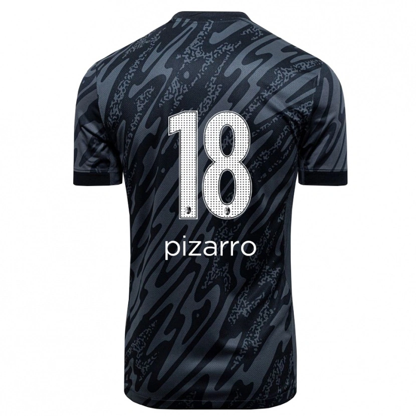 Danxen Kid Théodore Pizarro #18 Black White Goalkeeper Jersey 2025/26 T-Shirt