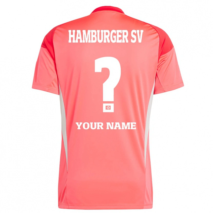 Danxen Kid Hamburger SV Red Orange Goalkeeper Jersey 2025/26 T-Shirt