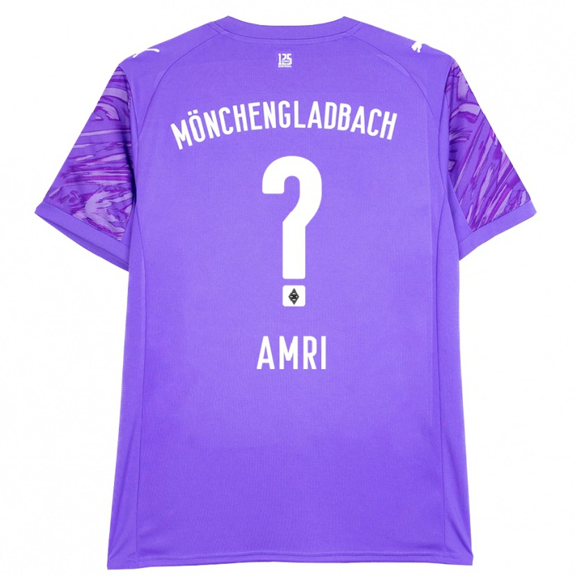 Danxen Kid Abdelrahman Amri #0 Lilac White Goalkeeper Jersey 2025/26 T-Shirt