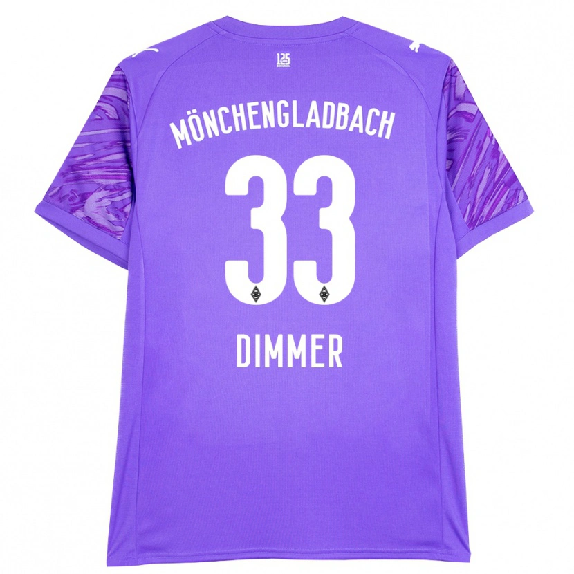 Danxen Kid Florian Dimmer #33 Lilac White Goalkeeper Jersey 2025/26 T-Shirt