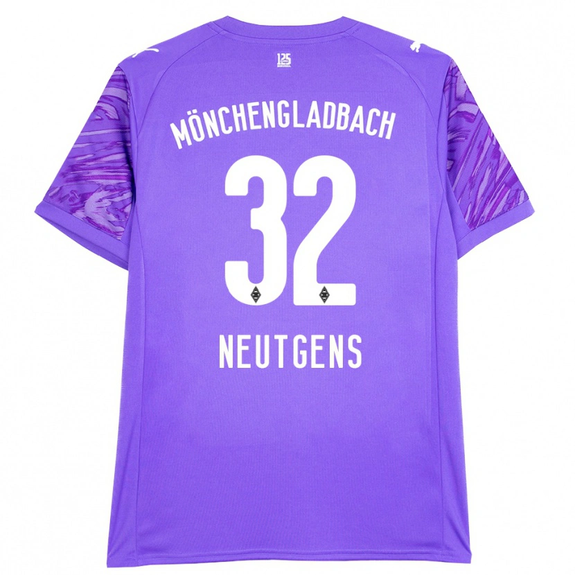 Danxen Kid Maximilian Neutgens #32 Lilac White Goalkeeper Jersey 2025/26 T-Shirt