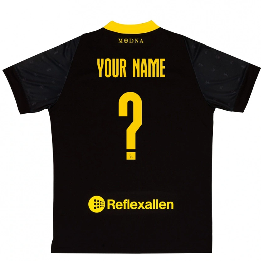 Danxen Kid Modena FC Black Yellow Goalkeeper Jersey 2025/26 T-Shirt
