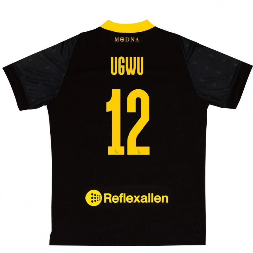 Danxen Kid Ferdinand Ugwu #12 Black Yellow Goalkeeper Jersey 2025/26 T-Shirt