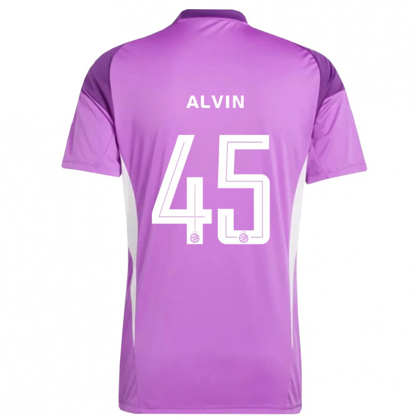 Danxen Kid Glenn Alvin #45 Lilac Purple Goalkeeper Jersey 2025/26 T-Shirt