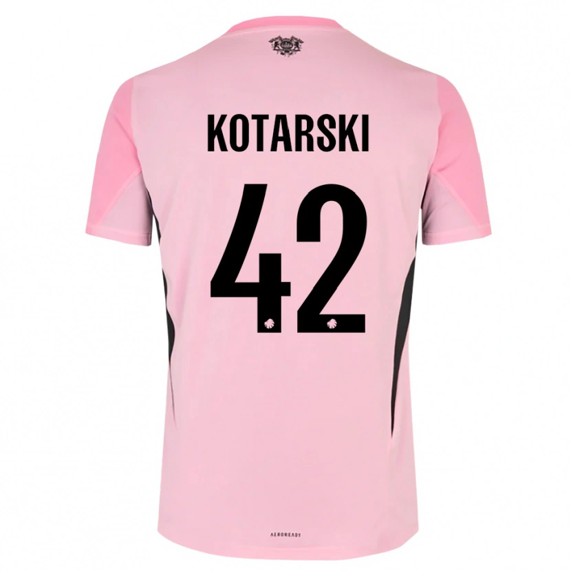 Danxen Kid Dominik Kotarski #42 Pink Black Goalkeeper Jersey 2025/26 T-Shirt