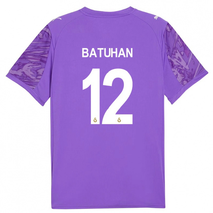 Danxen Kid Batuhan Şen #12 Purple White Goalkeeper Jersey 2025/26 T-Shirt