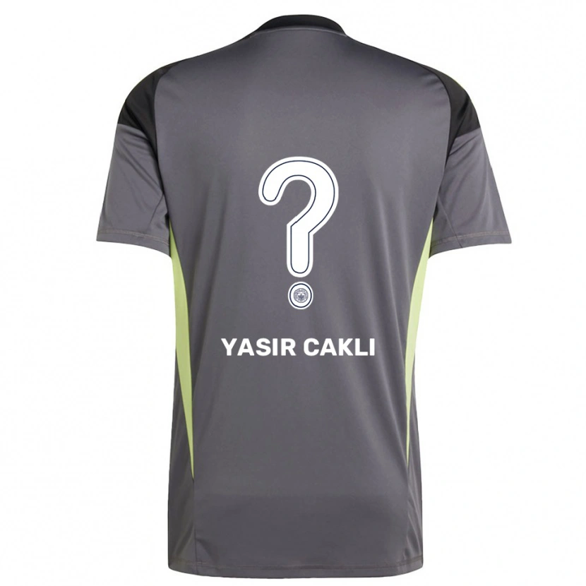 Danxen Kid Ali Yasir Caklı #0 Dim Gray Black Goalkeeper Jersey 2025/26 T-Shirt