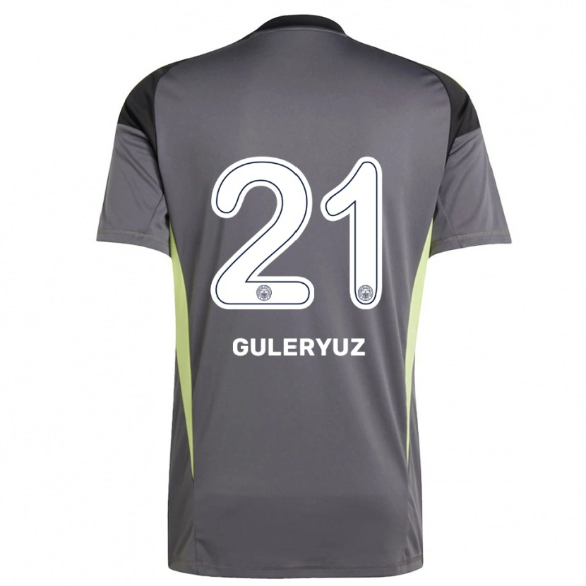 Danxen Kid Göknur Güleryüz #21 Dim Gray Black Goalkeeper Jersey 2025/26 T-Shirt