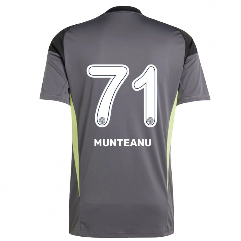 Danxen Kid Natalia Munteanu #71 Dim Gray Black Goalkeeper Jersey 2025/26 T-Shirt