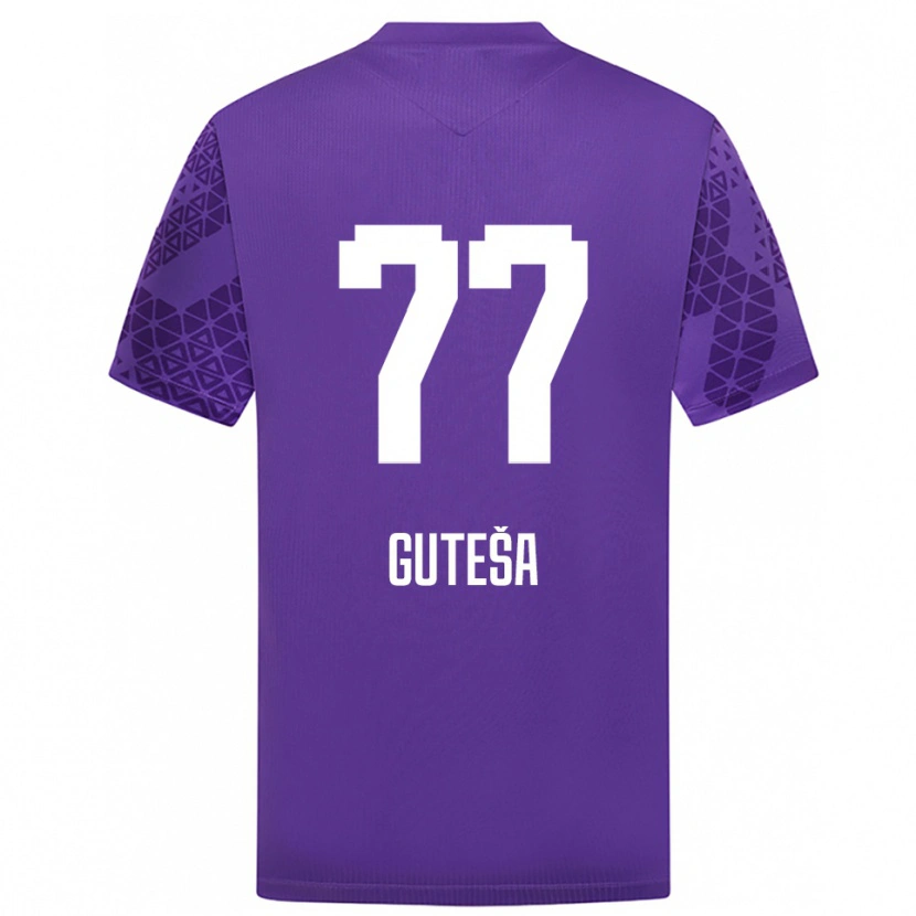 Danxen Kid Ivan Guteša #77 Indigo White Goalkeeper Jersey 2025/26 T-Shirt