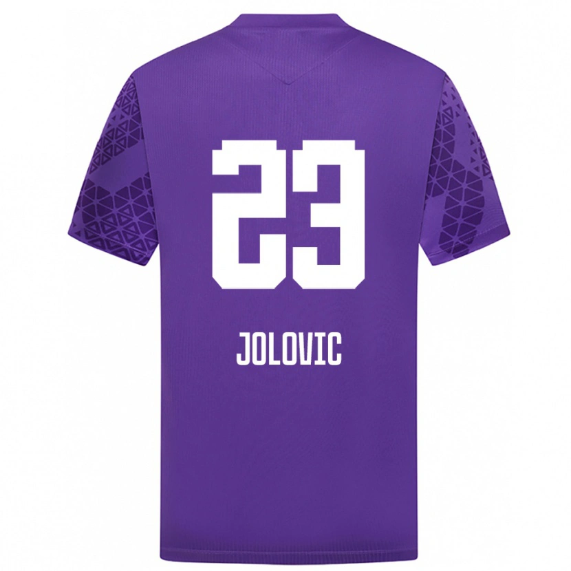 Danxen Kid Bogdan Jolovic #23 Indigo White Goalkeeper Jersey 2025/26 T-Shirt