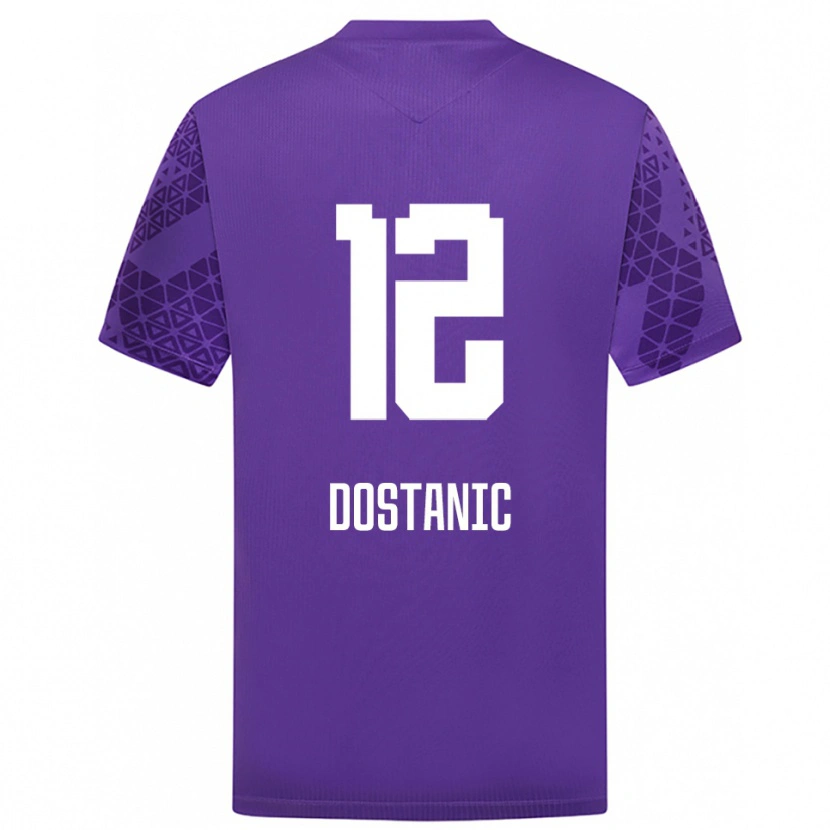 Danxen Kid Filip Dostanic #12 Indigo White Goalkeeper Jersey 2025/26 T-Shirt