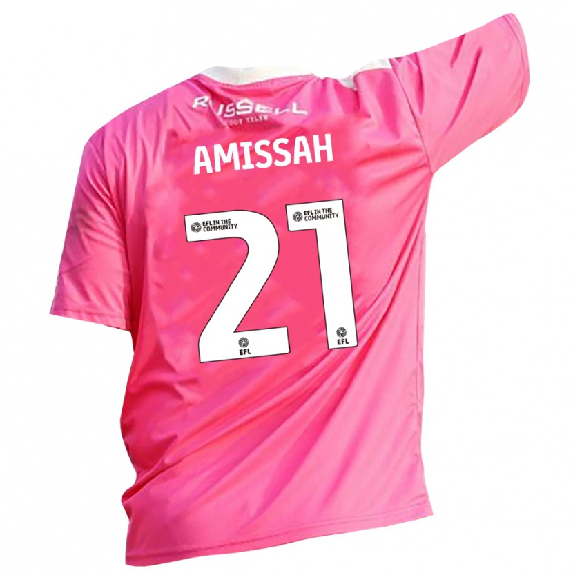 Danxen Men Jordan Amissah #21 Rose Pink Goalkeeper Jersey 2025/26 T-Shirt